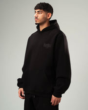 HARBAA ALL IN BLACK HOODIE